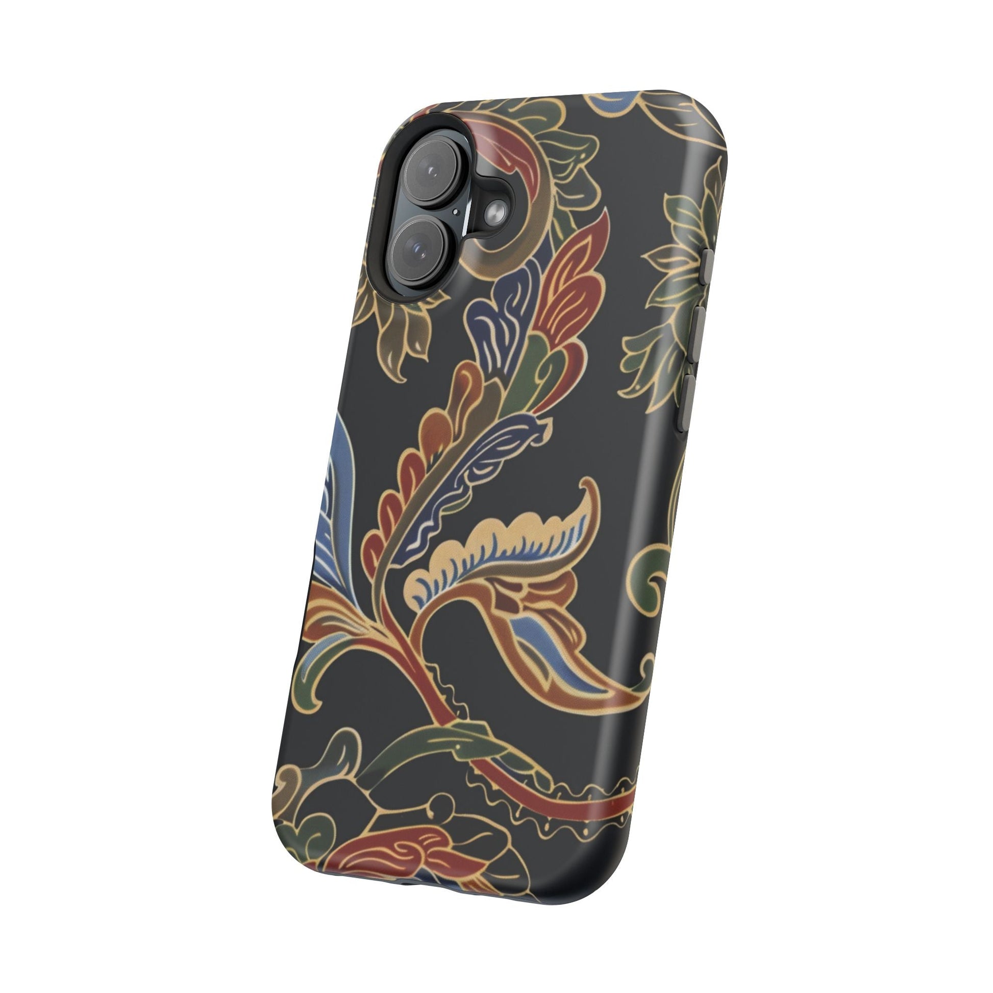 Floral Paisley Magnetic Impact iPhone Case — Protective, Slim, Colorful Pattern - DIGITAL X