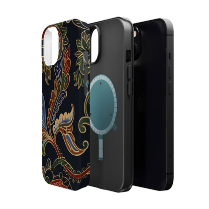 Floral Paisley Magnetic Impact iPhone Case — Protective, Slim, Colorful Pattern - DIGITAL X