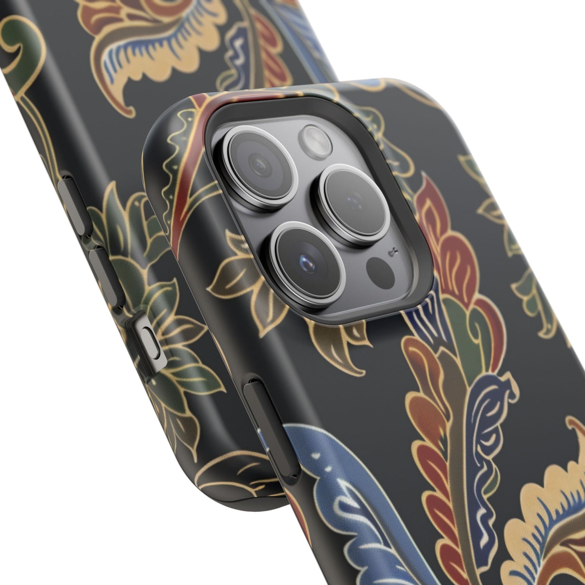 Floral Paisley Magnetic Impact iPhone Case — Protective, Slim, Colorful Pattern - DIGITAL X