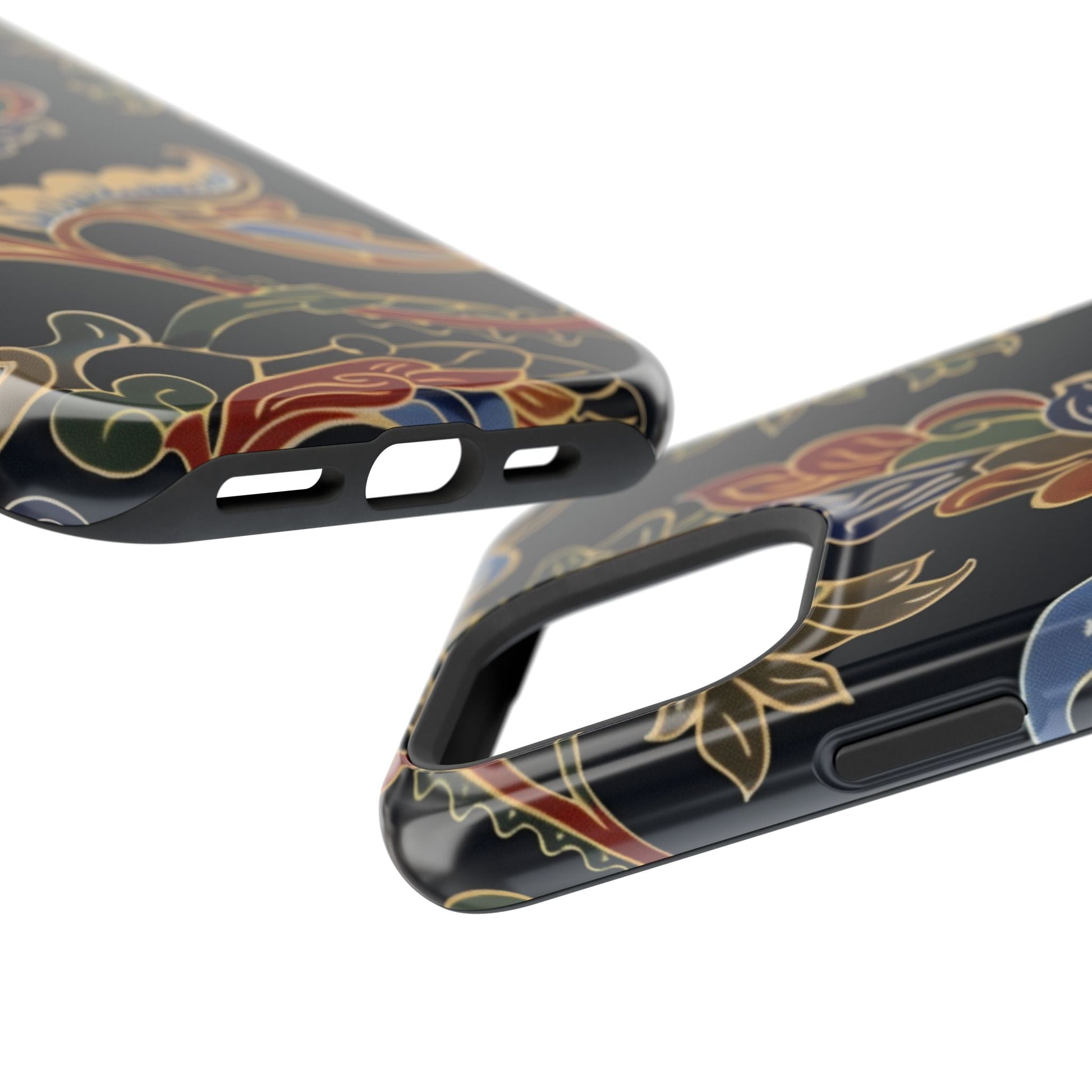 Floral Paisley Magnetic Impact iPhone Case — Protective, Slim, Colorful Pattern - DIGITAL X