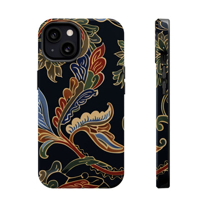 Floral Paisley Magnetic Impact iPhone Case — Protective, Slim, Colorful Pattern - DIGITAL X