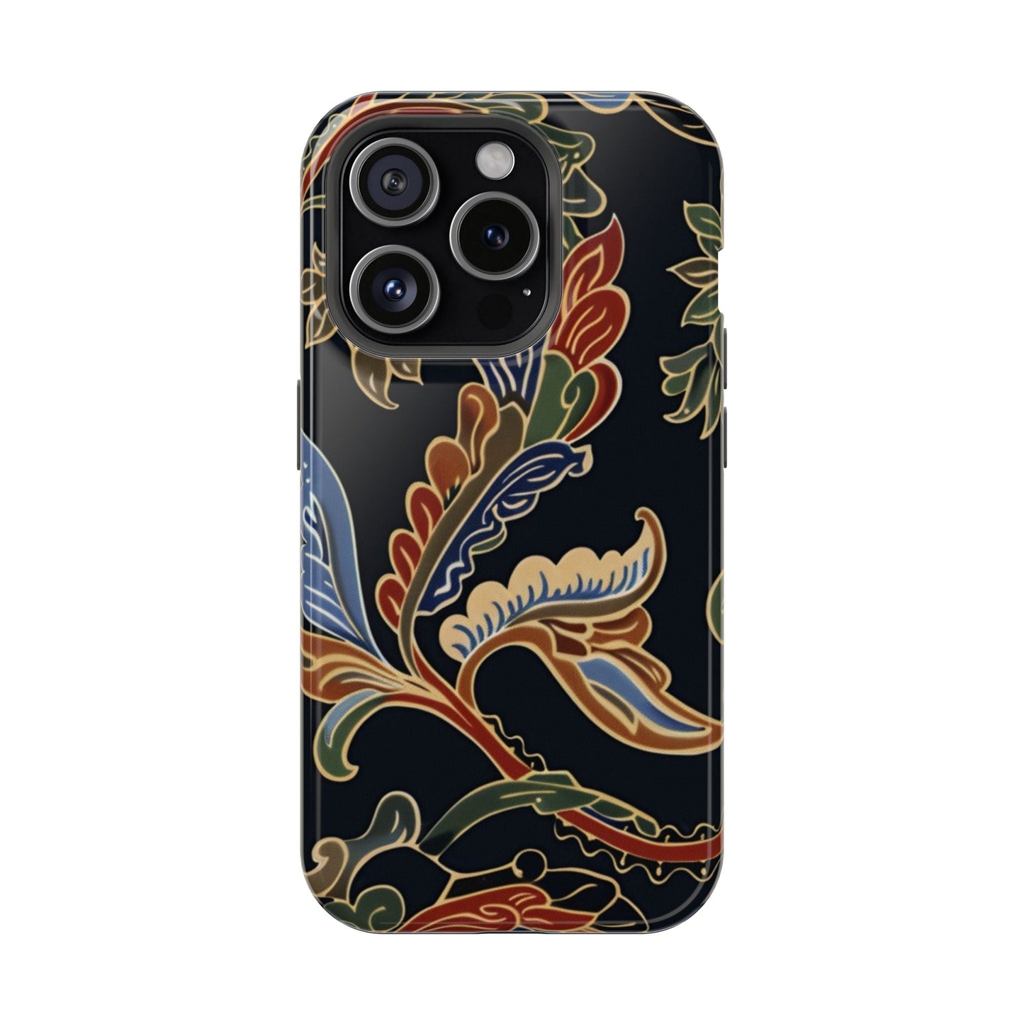 Floral Paisley Magnetic Impact iPhone Case — Protective, Slim, Colorful Pattern - DIGITAL X