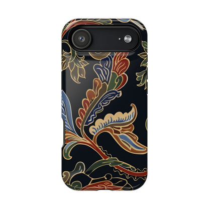 Floral Paisley Magnetic Impact iPhone Case — Protective, Slim, Colorful Pattern - DIGITAL X