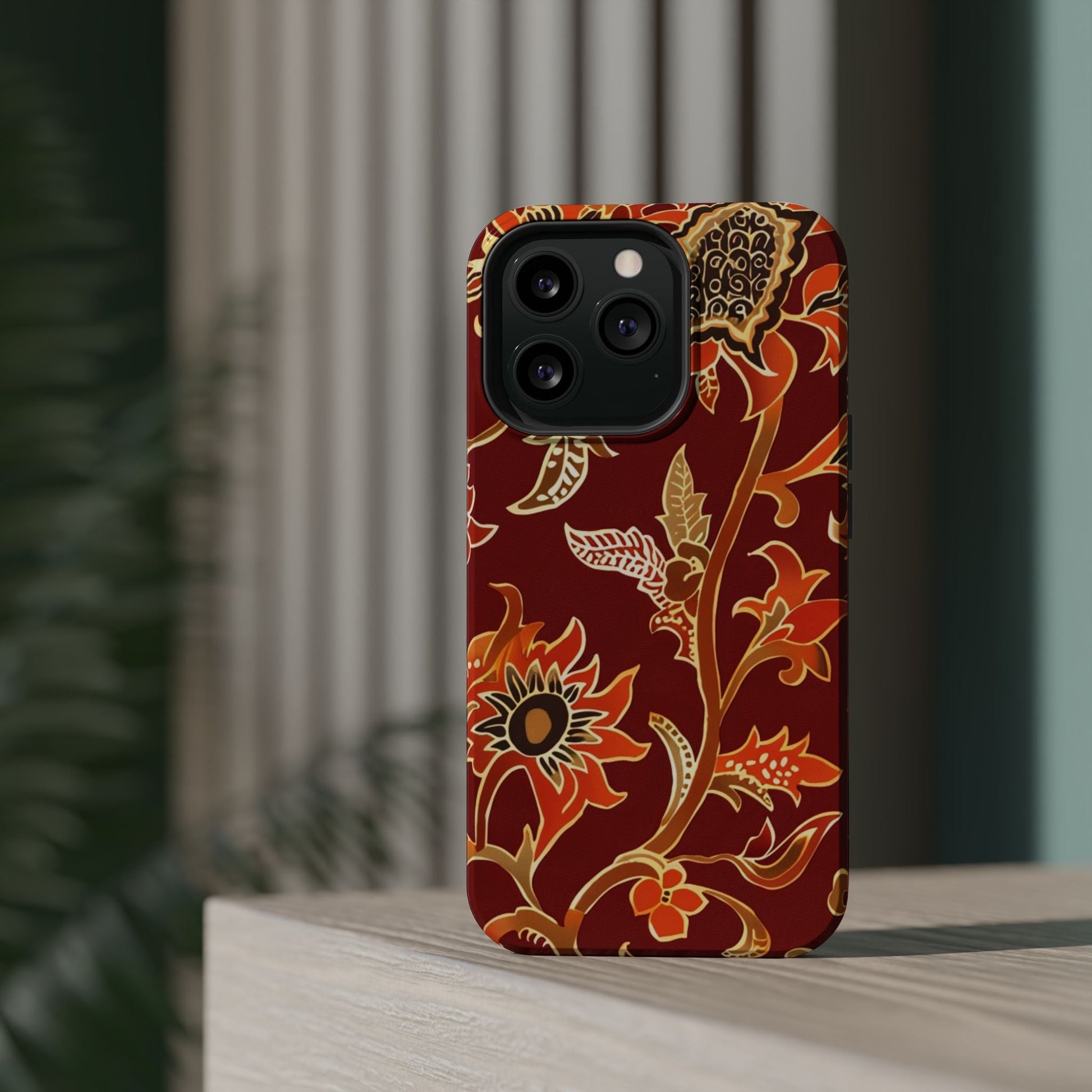 Floral Paisley Magnetic Impact Phone Case - DIGITAL X