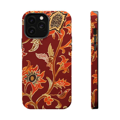 Floral Paisley Magnetic Impact Phone Case - DIGITAL X