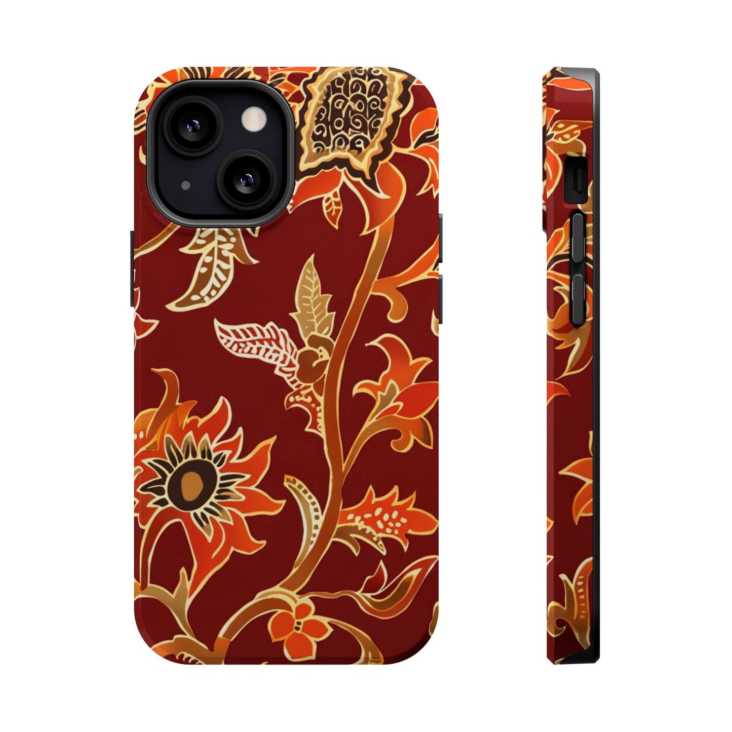 Floral Paisley Magnetic Impact Phone Case - DIGITAL X