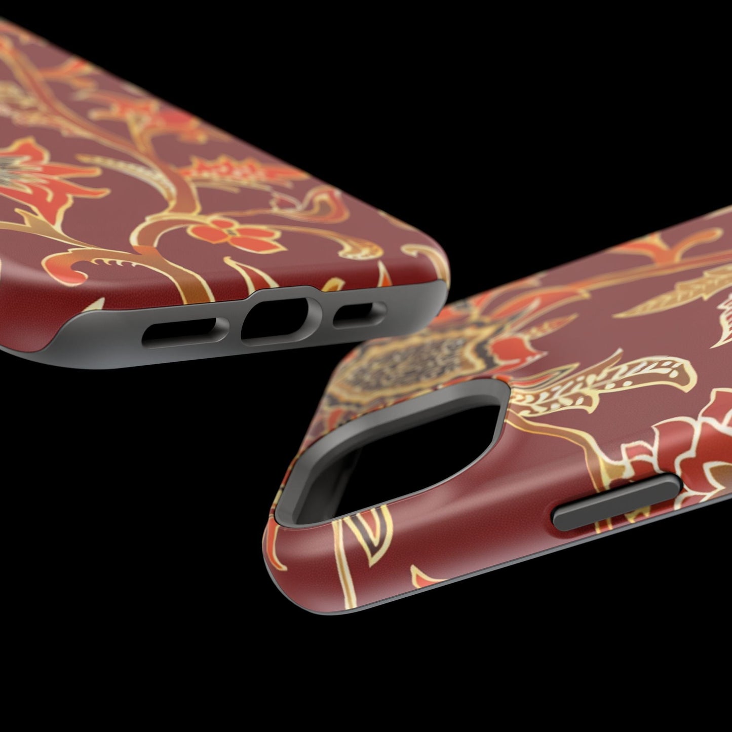 Floral Paisley Magnetic Impact Phone Case - DIGITAL X