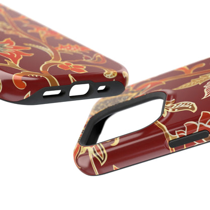 Floral Paisley Magnetic Impact Phone Case - DIGITAL X