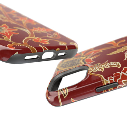 Floral Paisley Magnetic Impact Phone Case - DIGITAL X
