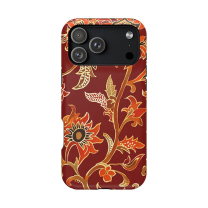 Floral Paisley Magnetic Impact Phone Case - DIGITAL X
