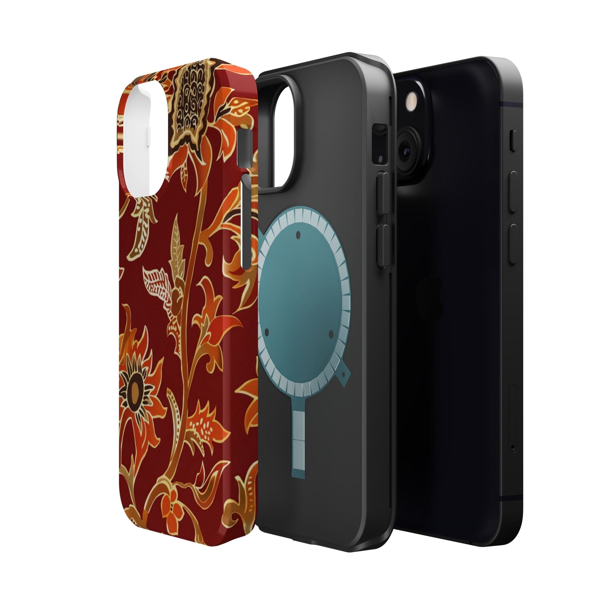 Floral Paisley Magnetic Impact Phone Case - DIGITAL X