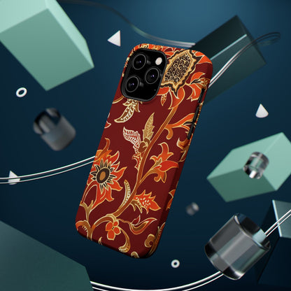 Floral Paisley Magnetic Impact Phone Case - DIGITAL X