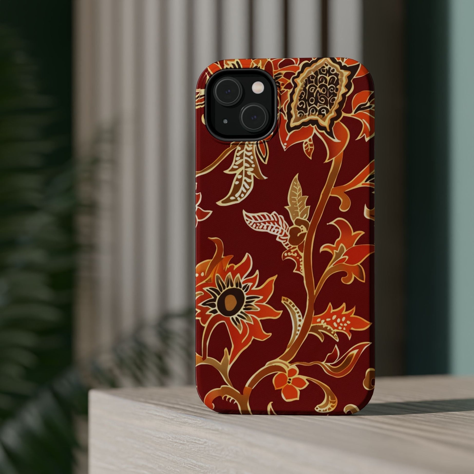 Floral Paisley Magnetic Impact Phone Case - DIGITAL X