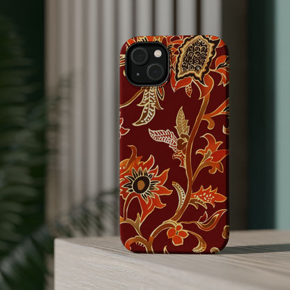 Floral Paisley Magnetic Impact Phone Case - DIGITAL X