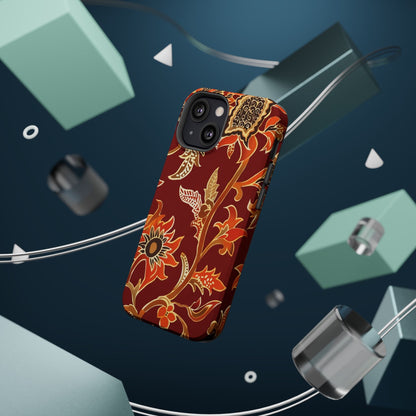 Floral Paisley Magnetic Impact Phone Case - DIGITAL X