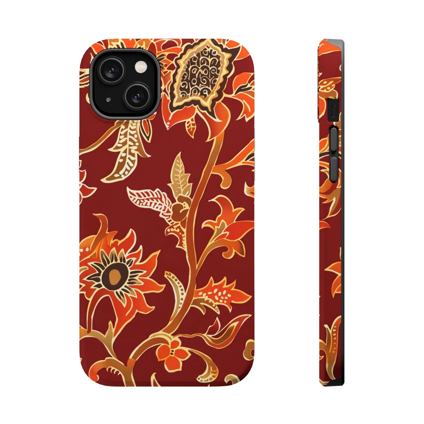 Floral Paisley Magnetic Impact Phone Case - DIGITAL X