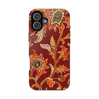 Floral Paisley Magnetic Impact Phone Case - DIGITAL X