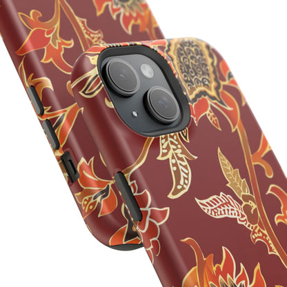 Floral Paisley Magnetic Impact Phone Case - DIGITAL X