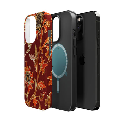 Floral Paisley Magnetic Impact Phone Case - DIGITAL X