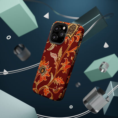 Floral Paisley Magnetic Impact Phone Case - DIGITAL X