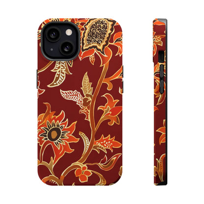 Floral Paisley Magnetic Impact Phone Case - DIGITAL X
