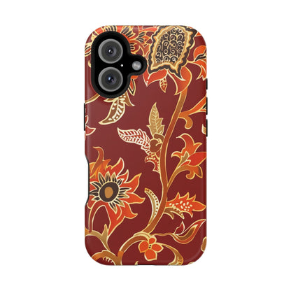 Floral Paisley Magnetic Impact Phone Case - DIGITAL X
