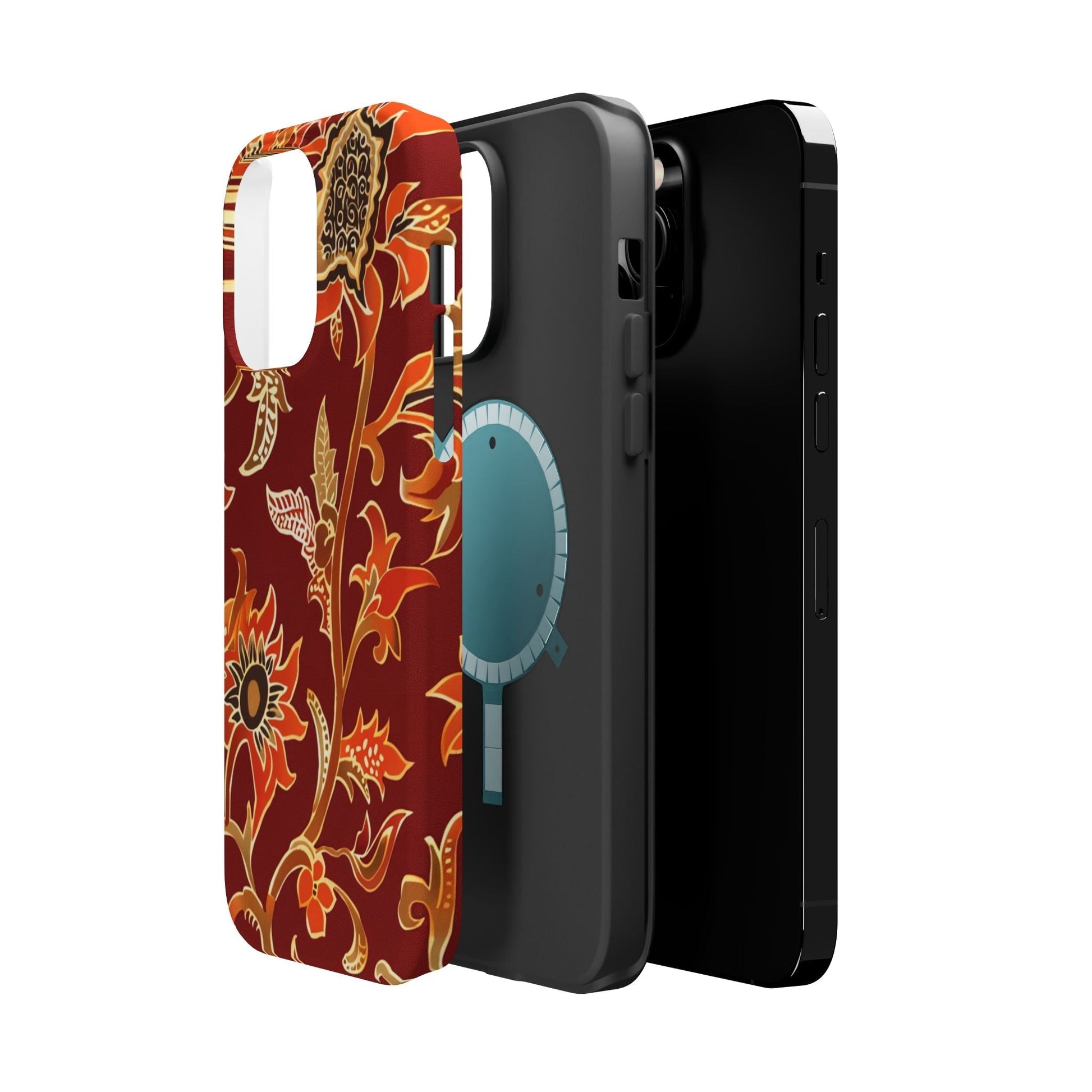 Floral Paisley Magnetic Impact Phone Case - DIGITAL X