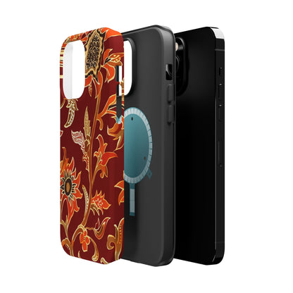 Floral Paisley Magnetic Impact Phone Case - DIGITAL X