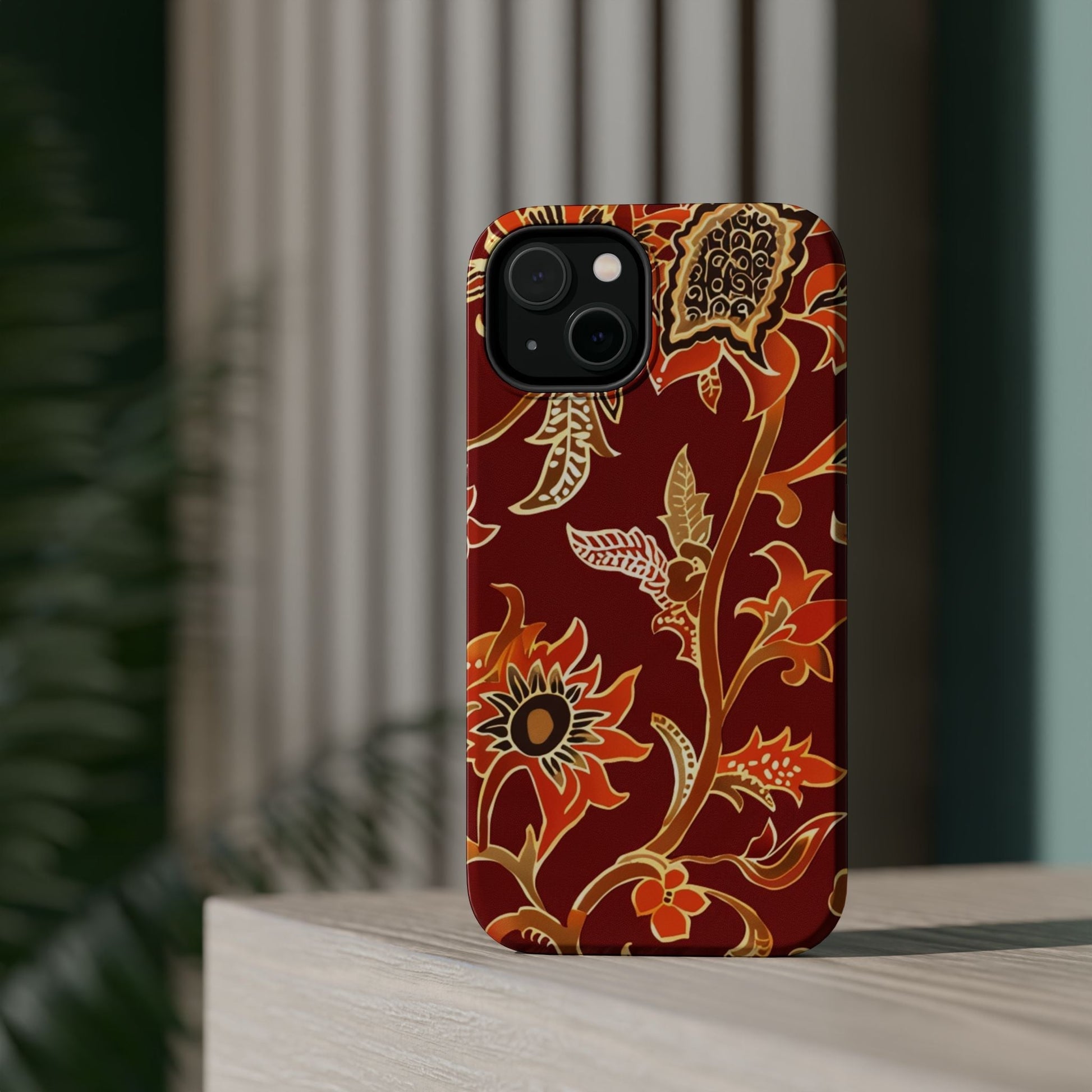Floral Paisley Magnetic Impact Phone Case - DIGITAL X