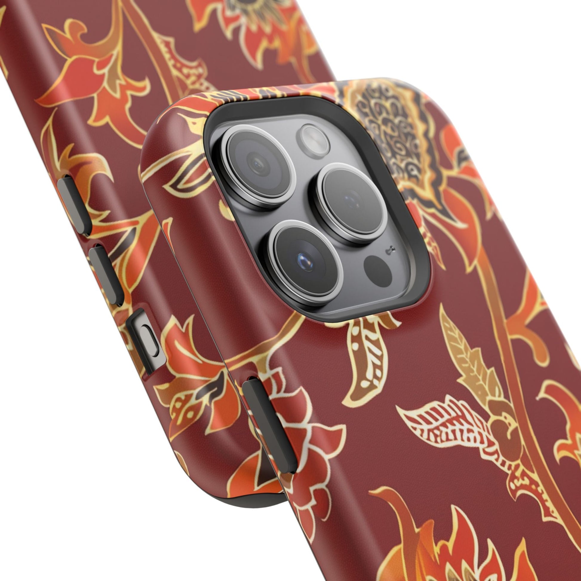 Floral Paisley Magnetic Impact Phone Case - DIGITAL X