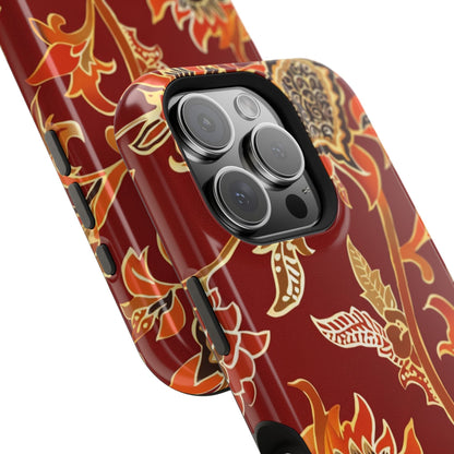 Floral Paisley Magnetic Impact Phone Case - DIGITAL X