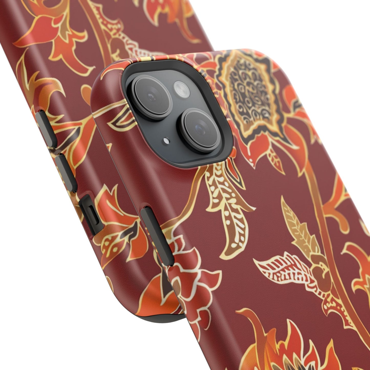 Floral Paisley Magnetic Impact Phone Case - DIGITAL X
