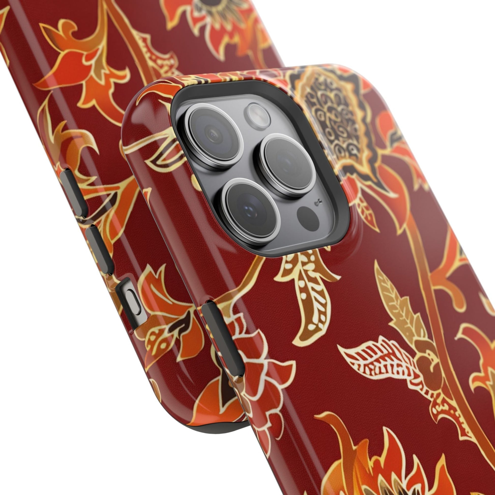 Floral Paisley Magnetic Impact Phone Case - DIGITAL X