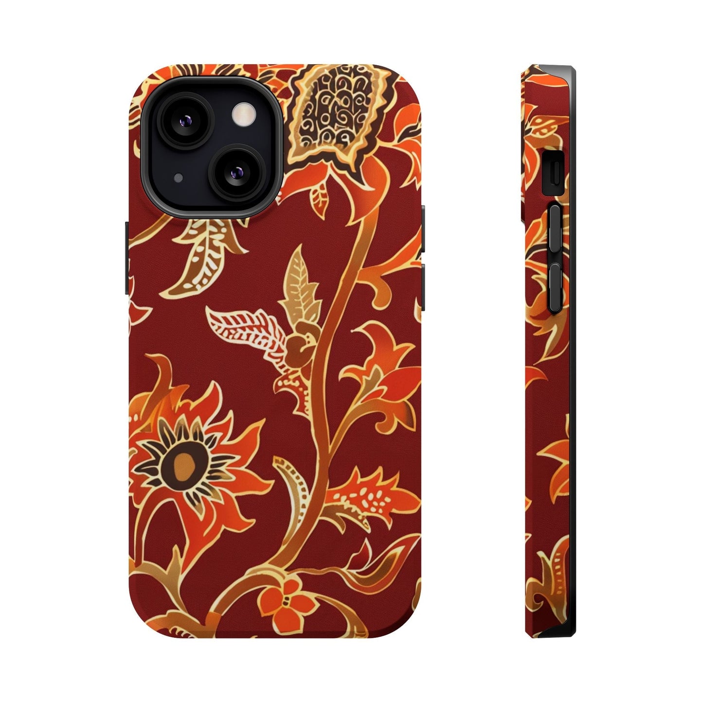 Floral Paisley Magnetic Impact Phone Case - DIGITAL X