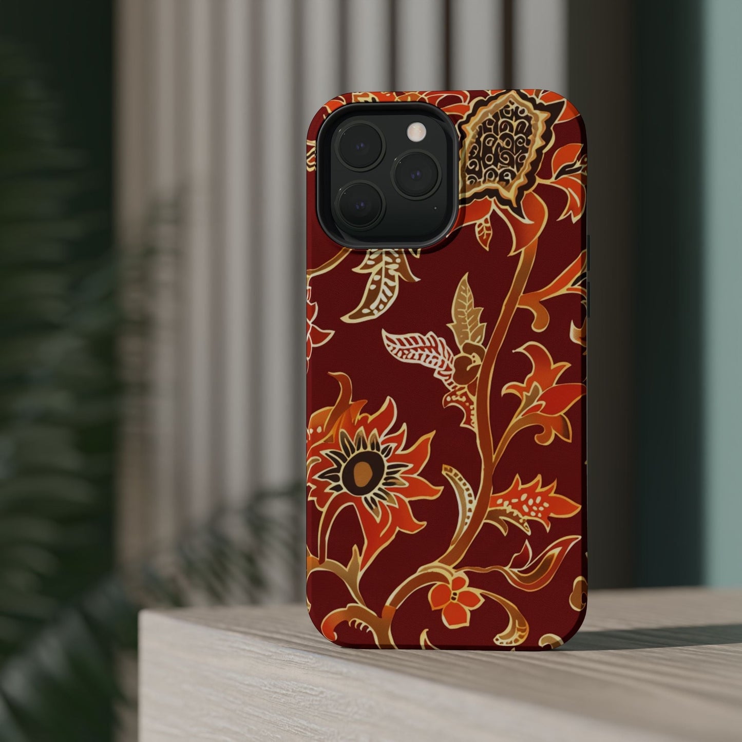 Floral Paisley Magnetic Impact Phone Case - DIGITAL X