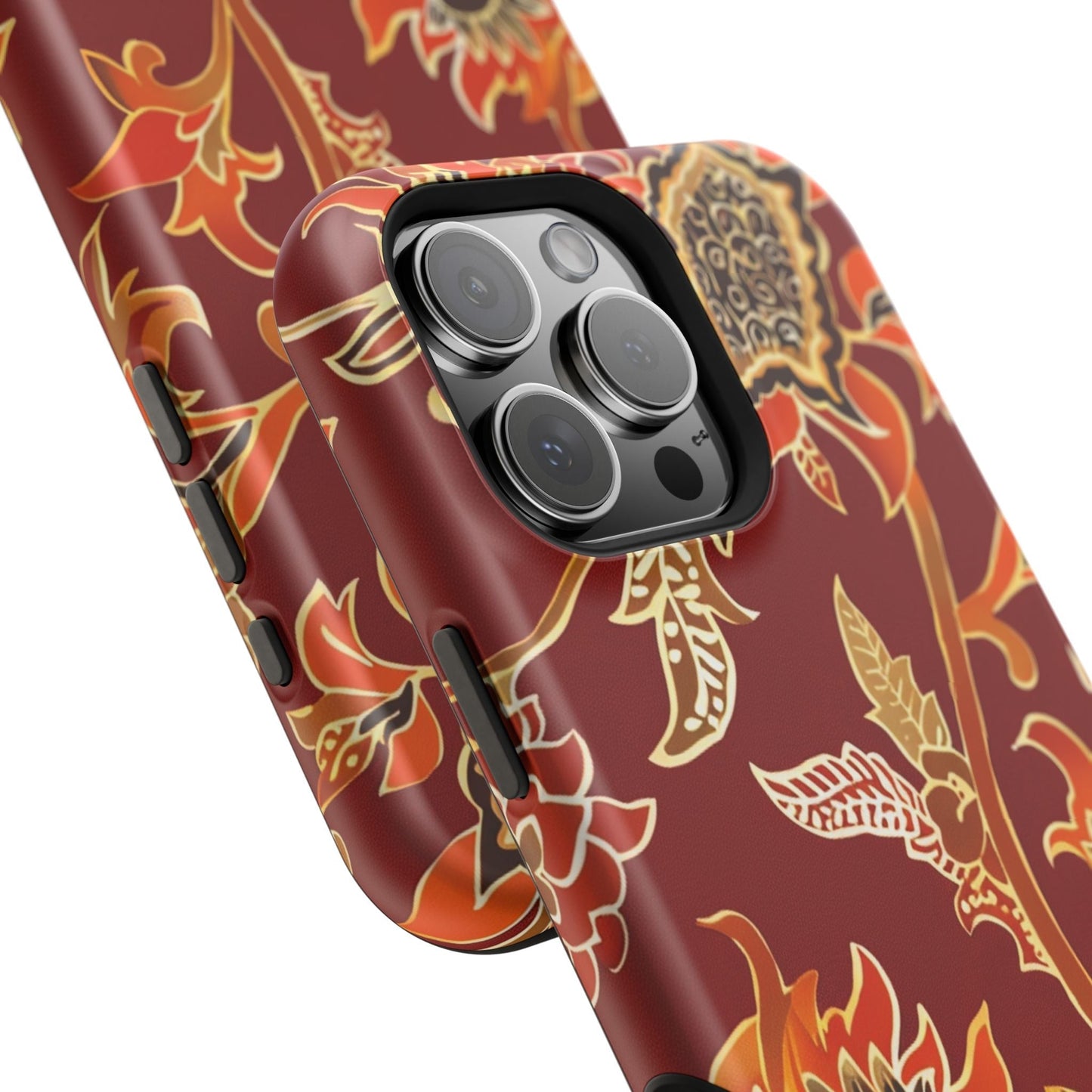 Floral Paisley Magnetic Impact Phone Case - DIGITAL X