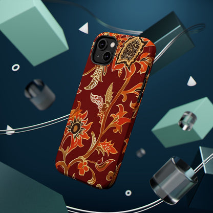 Floral Paisley Magnetic Impact Phone Case - DIGITAL X