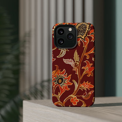 Floral Paisley Magnetic Impact Phone Case - DIGITAL X