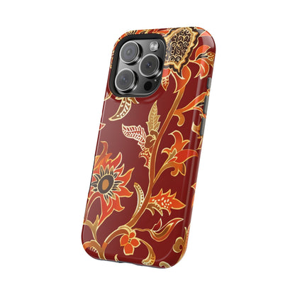 Floral Paisley Magnetic Impact Phone Case - DIGITAL X