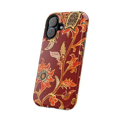 Floral Paisley Magnetic Impact Phone Case - DIGITAL X
