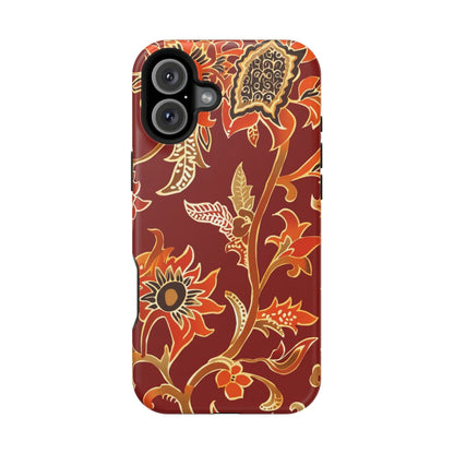 Floral Paisley Magnetic Impact Phone Case - DIGITAL X
