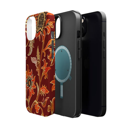Floral Paisley Magnetic Impact Phone Case - DIGITAL X