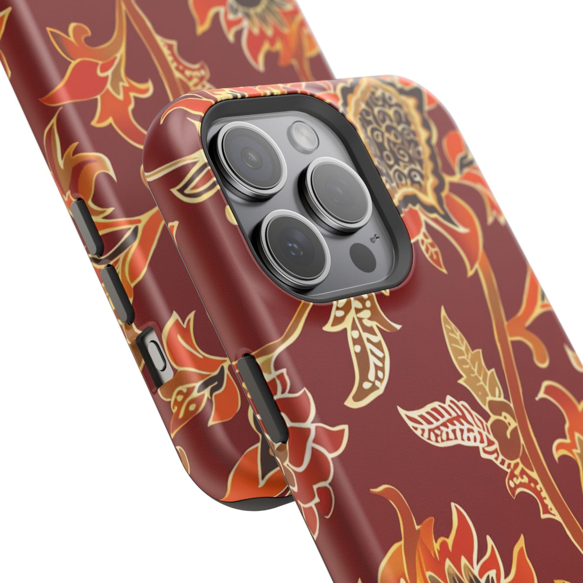 Floral Paisley Magnetic Impact Phone Case - DIGITAL X