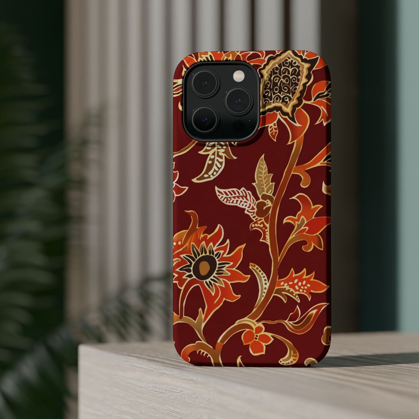 Floral Paisley Magnetic Impact Phone Case - DIGITAL X