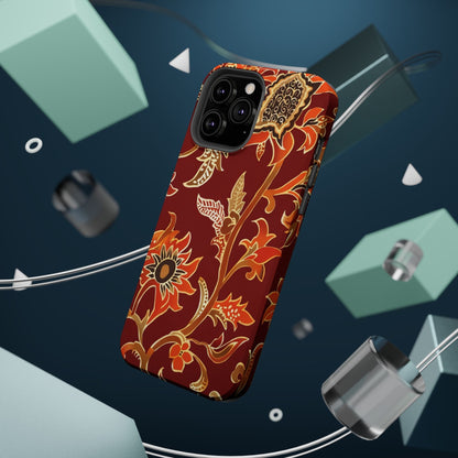 Floral Paisley Magnetic Impact Phone Case - DIGITAL X