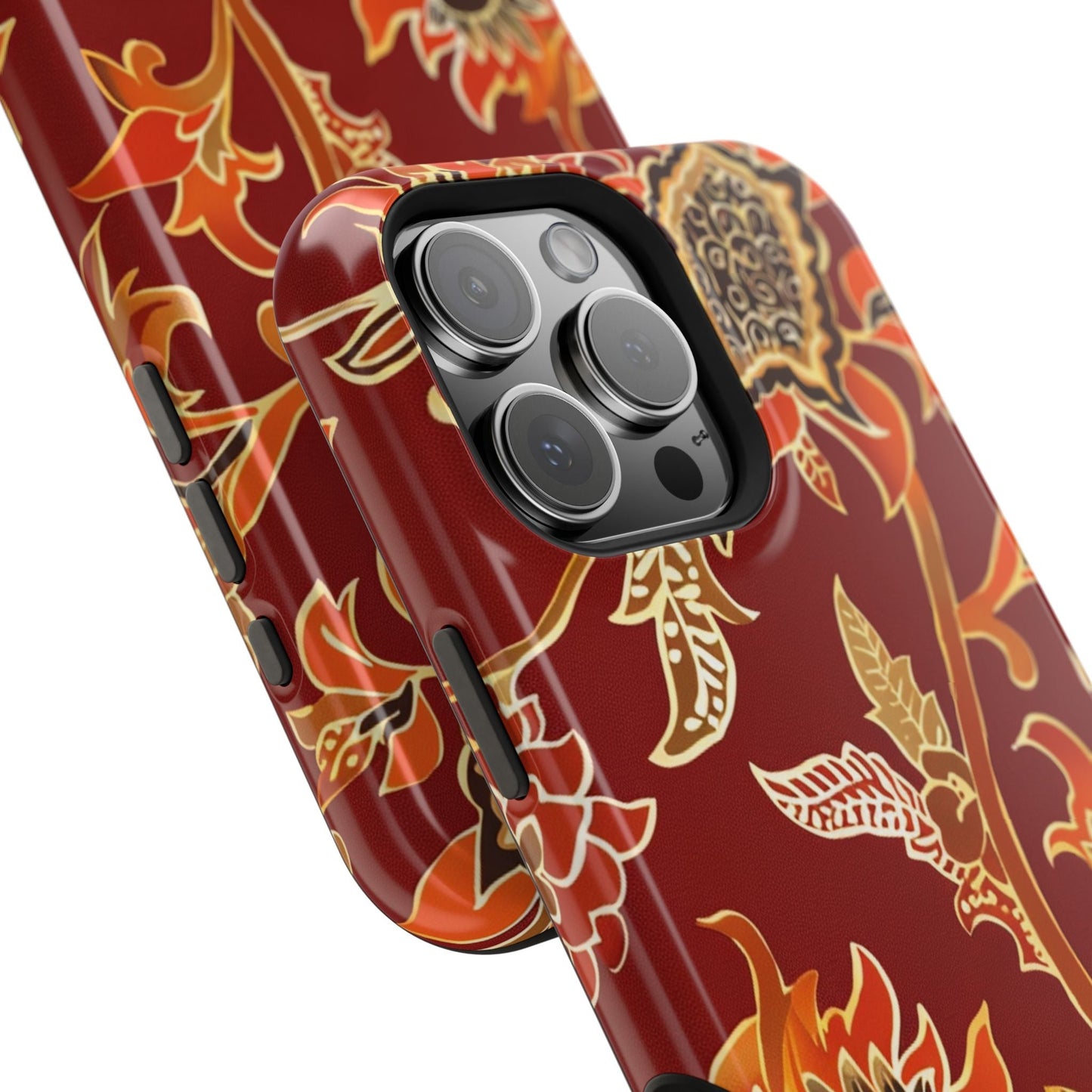 Floral Paisley Magnetic Impact Phone Case - DIGITAL X