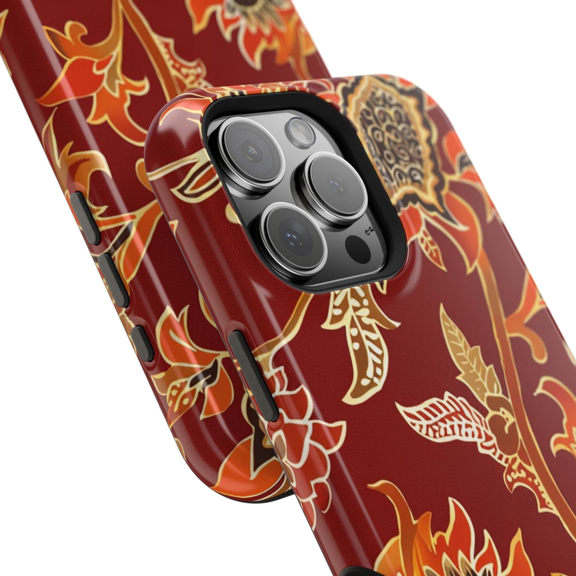 Floral Paisley Magnetic Impact Phone Case - DIGITAL X