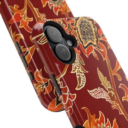 Floral Paisley Magnetic Impact Phone Case - DIGITAL X