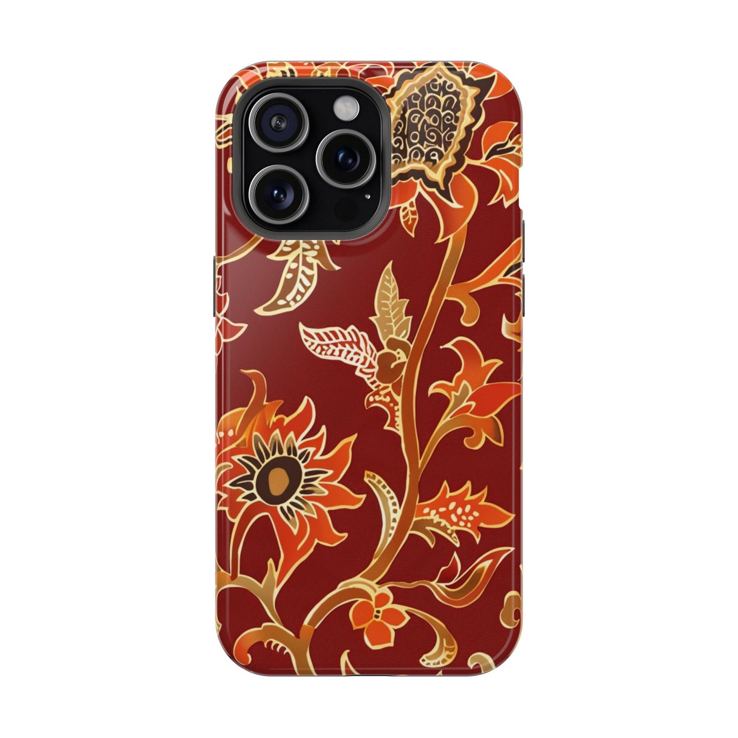 Floral Paisley Magnetic Impact Phone Case - DIGITAL X