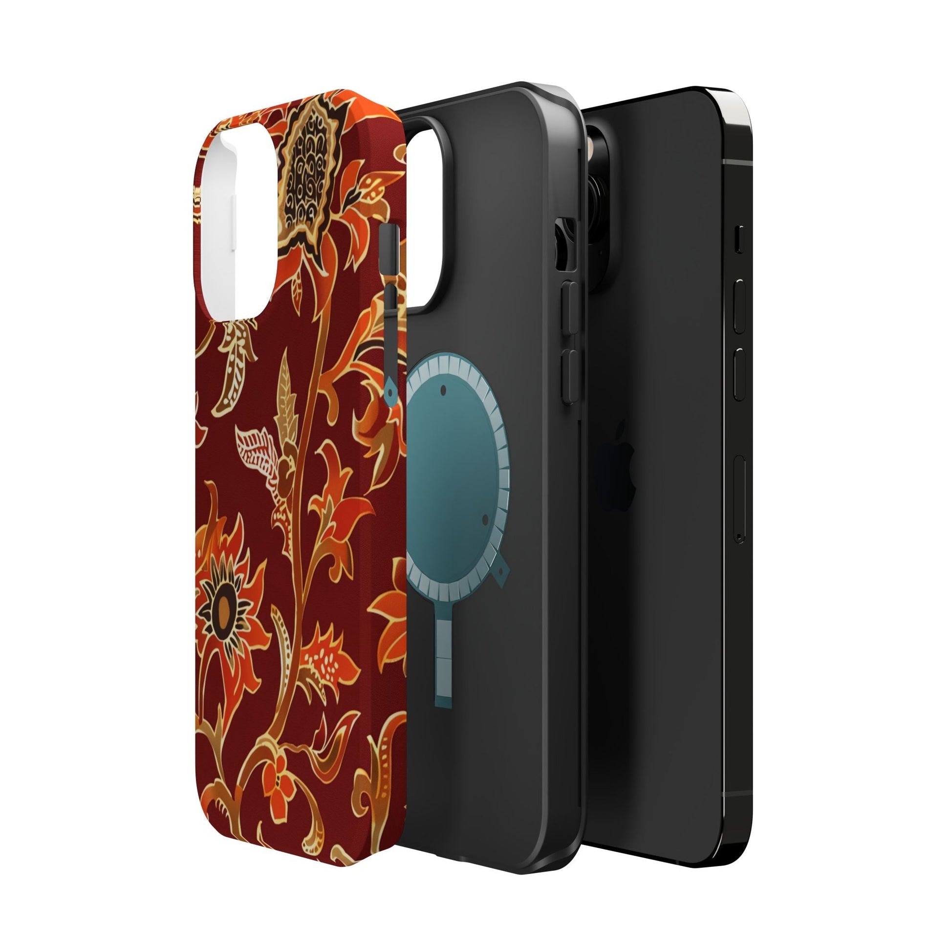 Floral Paisley Magnetic Impact Phone Case - DIGITAL X